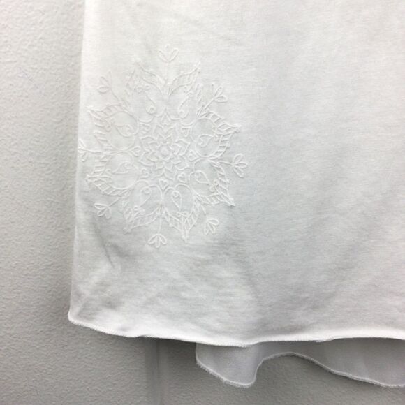 Desigual Cream Triangular Panel Tank - S‎ - Picture 6 of 16